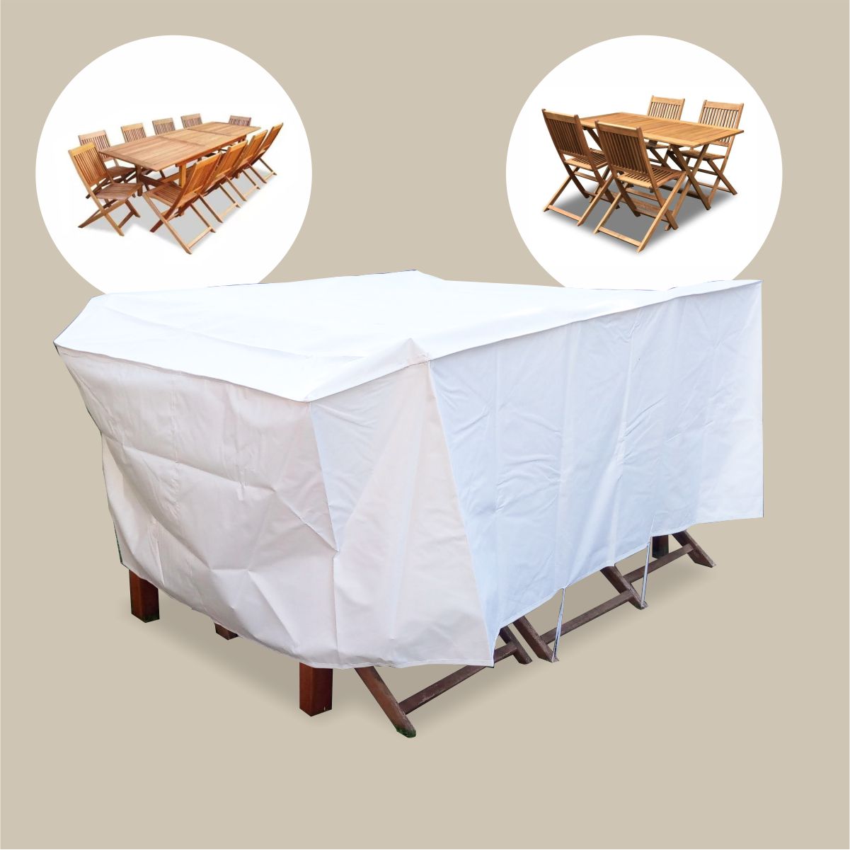 Mesa Octogonal  + 4 Sillas Cordoba